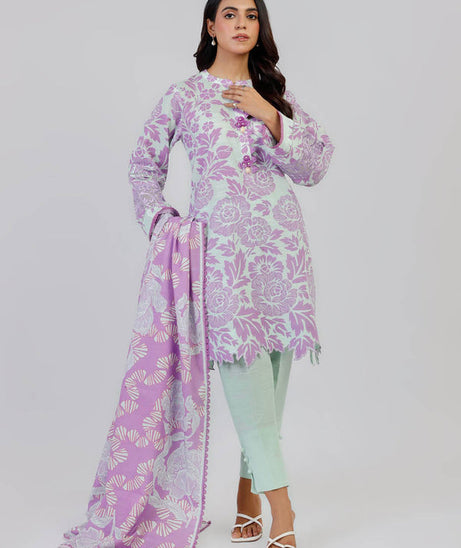 Al-Karam Winter Collection'24 FW#12 (LIlac)