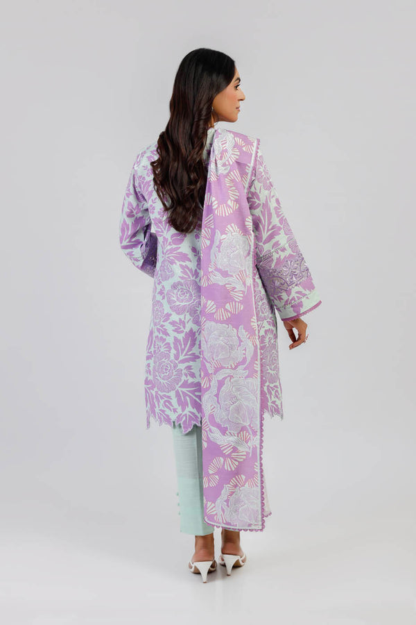 Al-Karam Winter Collection'24 FW#12 (LIlac)