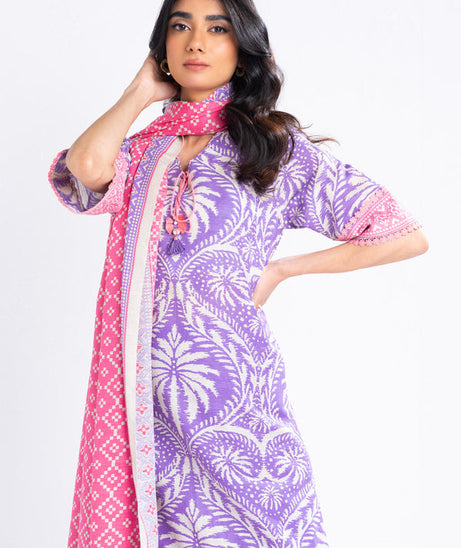 Al-Karam Winter Collection'24 FW#15 (Purple)