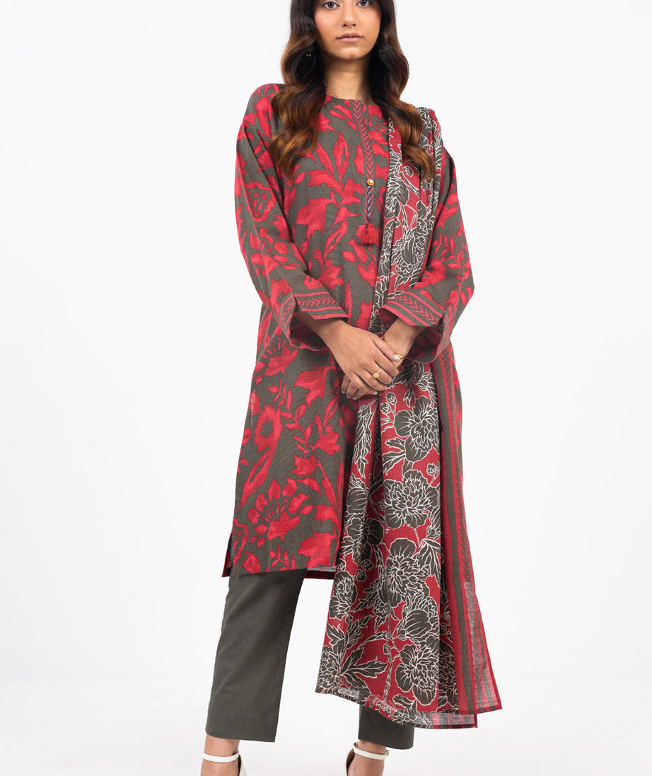 Al-Karam Winter Collection'24 FW#23 (GREY)