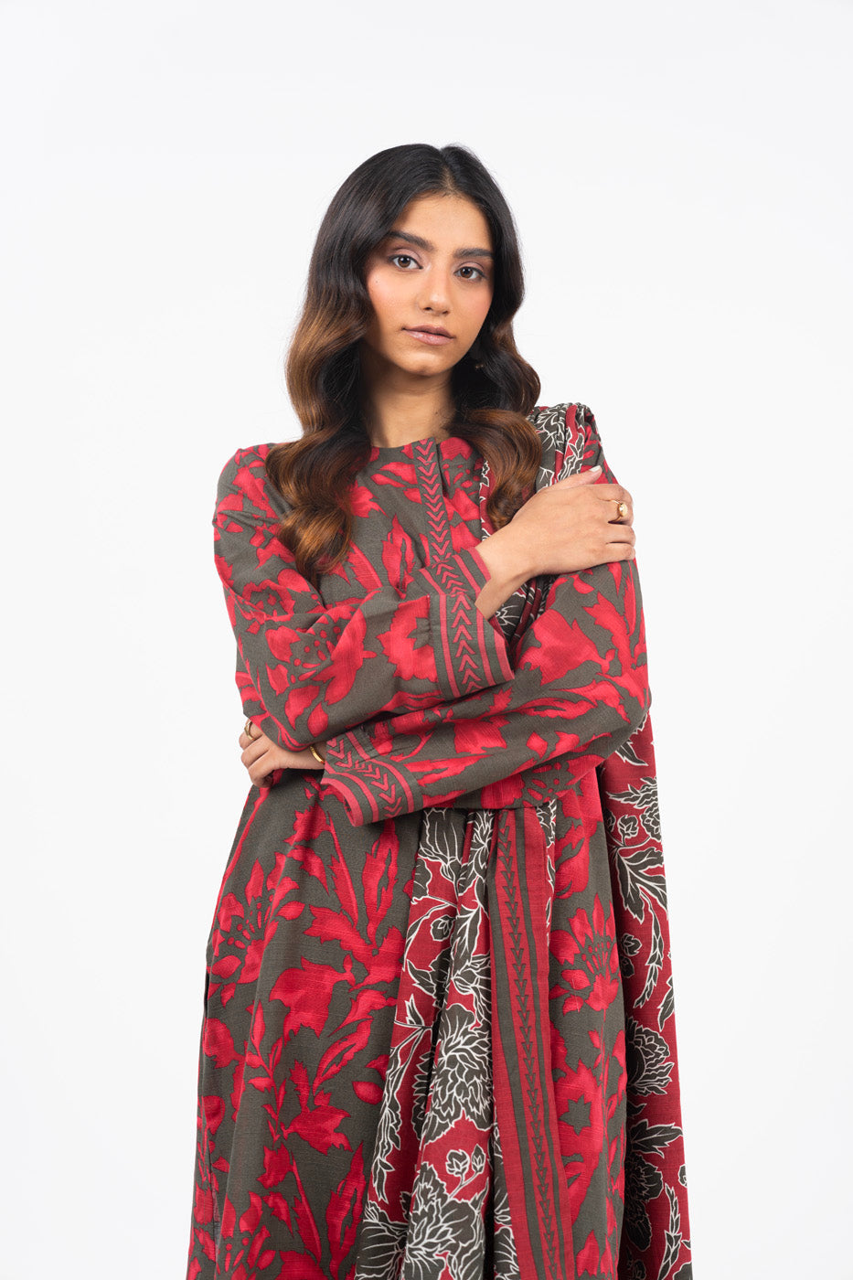 Al-Karam Winter Collection'24 FW#23 (GREY)