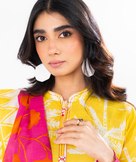 Al-Karam Winter Collection'24 FW#25 (YELLOW)