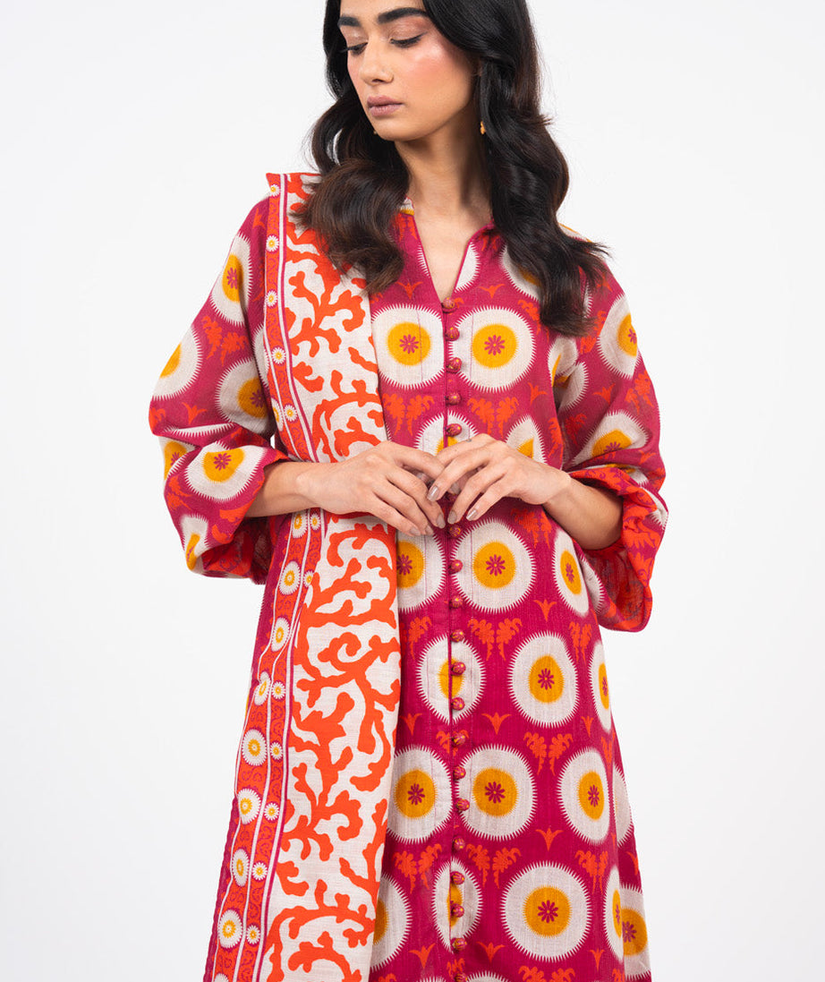 Al-Karam Winter Collection'24 FW#52 (MAROON)