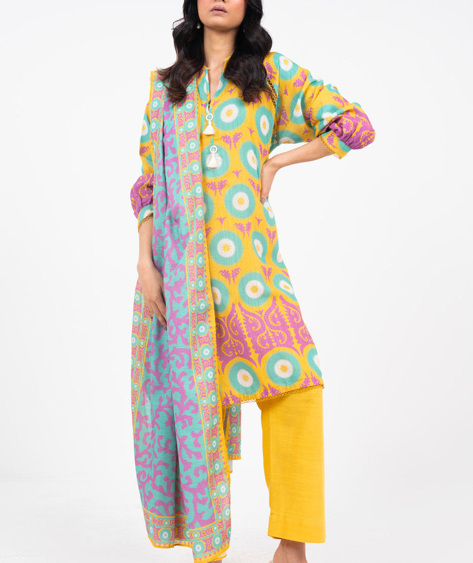 Al-Karam Winter Collection'24 FW#52 (YELLOW)