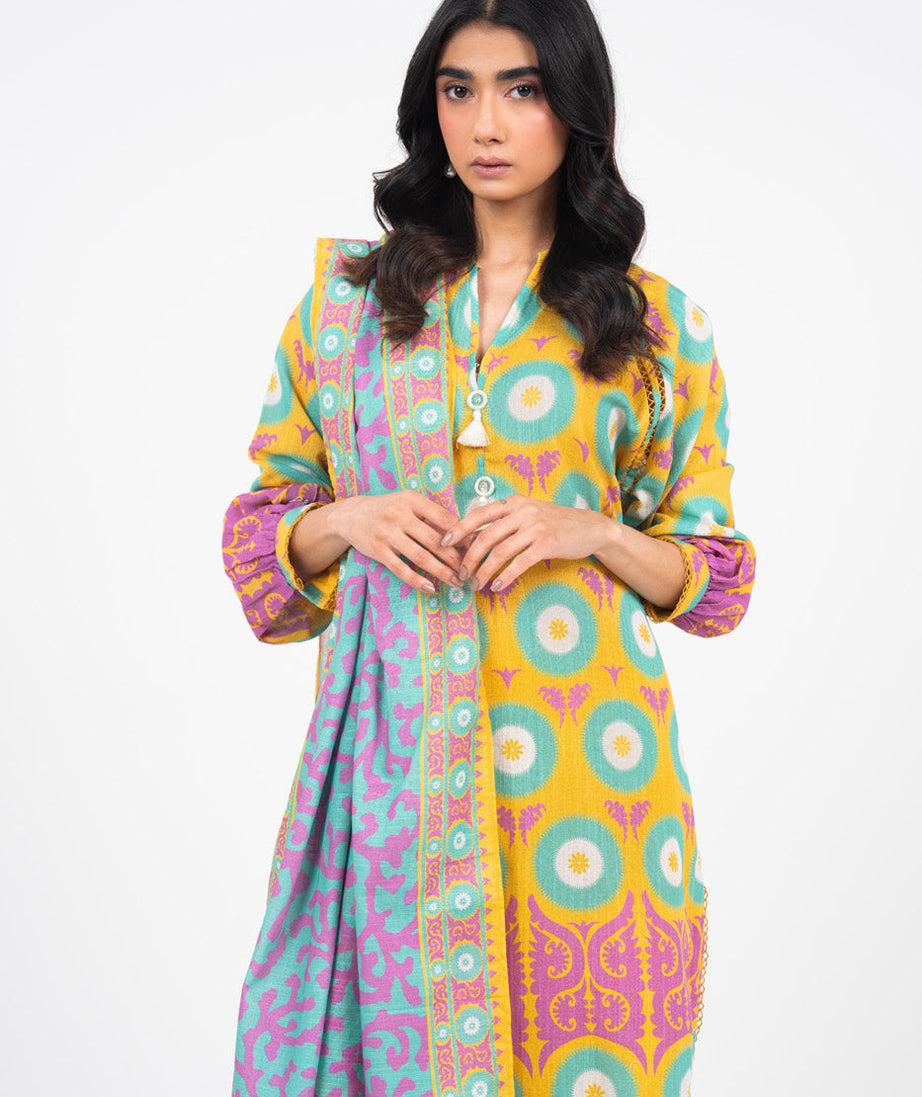 Al-Karam Winter Collection'24 FW#52 (YELLOW)