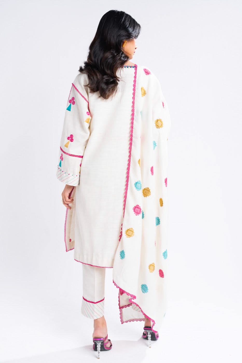 Al-Karam Winter Collection'24 FW#1 (OFF WHITE)