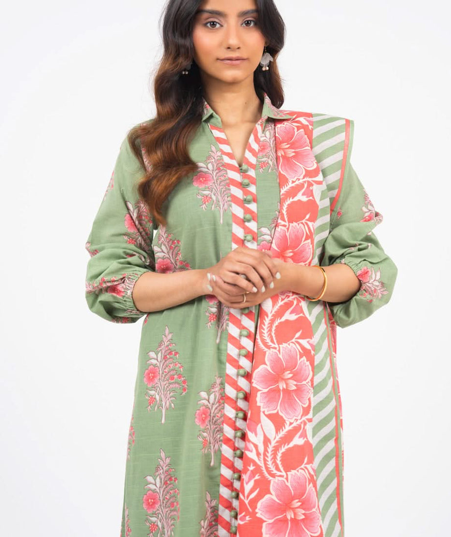 Al-Karam Winter Collection'24 FW#13 (Green)