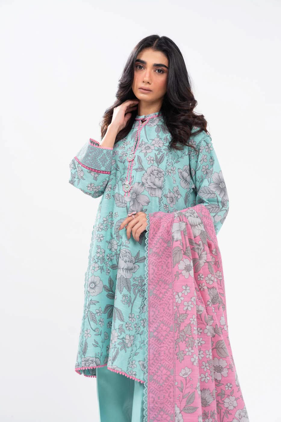 Al-Karam Winter Collection'24 FW#14 (L BLUE)