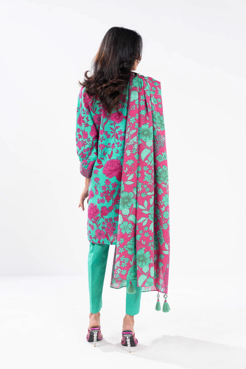 Al-Karam Winter Collection'24 FW#14 (Sea Green)