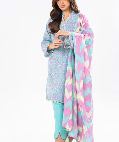 Al-Karam Winter Collection'24 FW#16 (L-Blue)