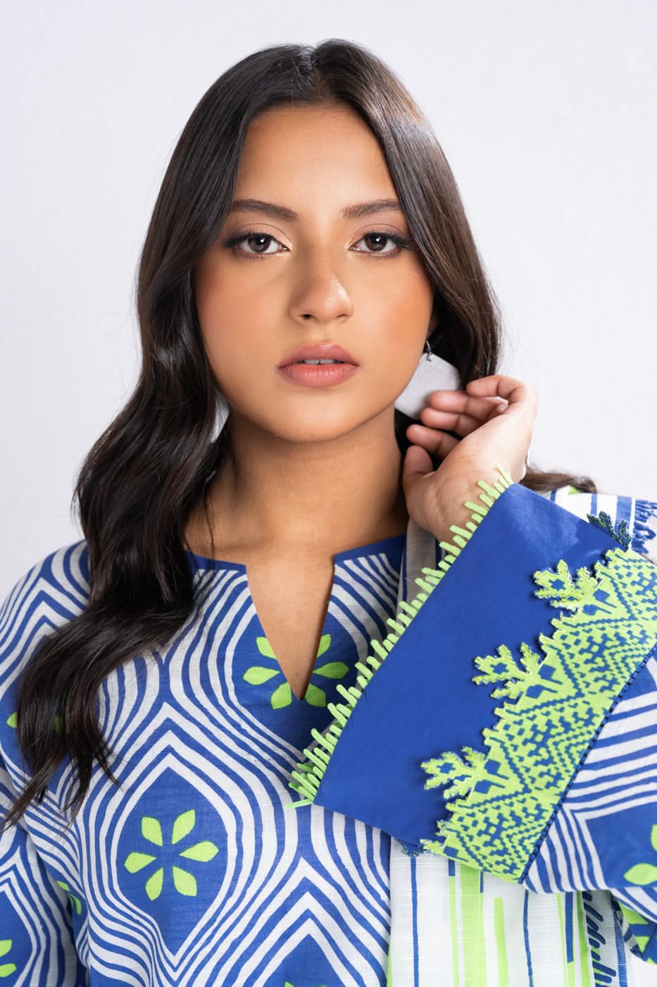 Al-Karam Winter Collection'24 FW#18 (BLUE)