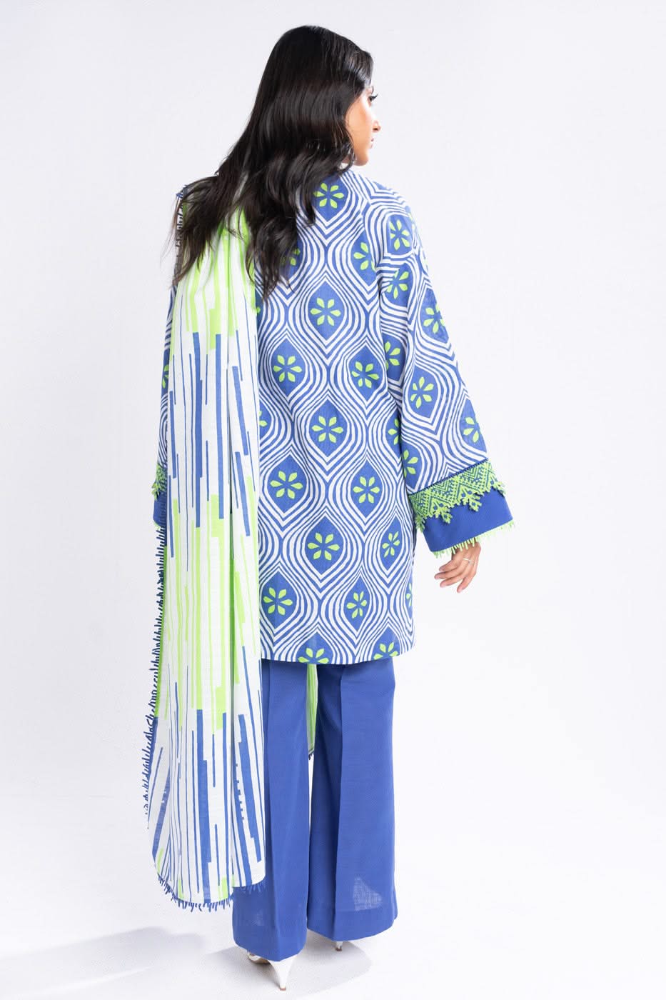 Al-Karam Winter Collection'24 FW#18 (BLUE)