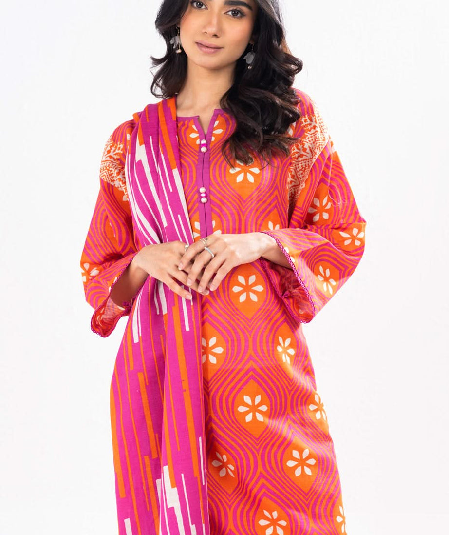 Al-Karam Winter Collection'24 FW#18 (Orange)