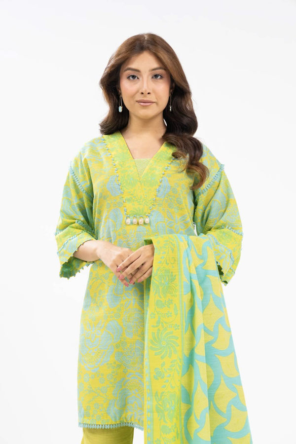 Al-Karam Winter Collection'24 FW#19 (Yellow)