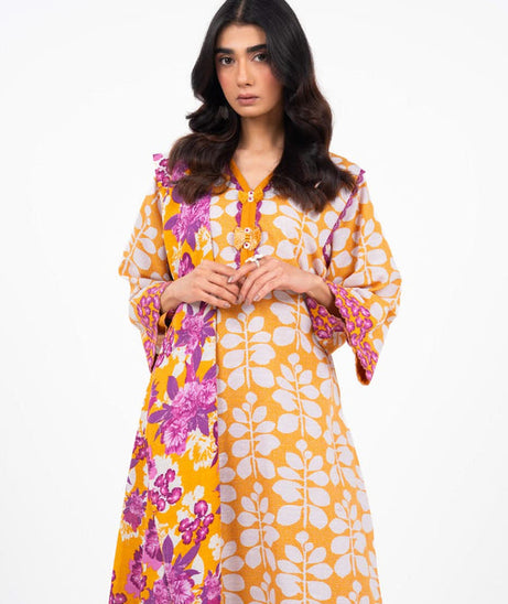 Al-Karam Winter Collection'24 FW#21 (Yellow)