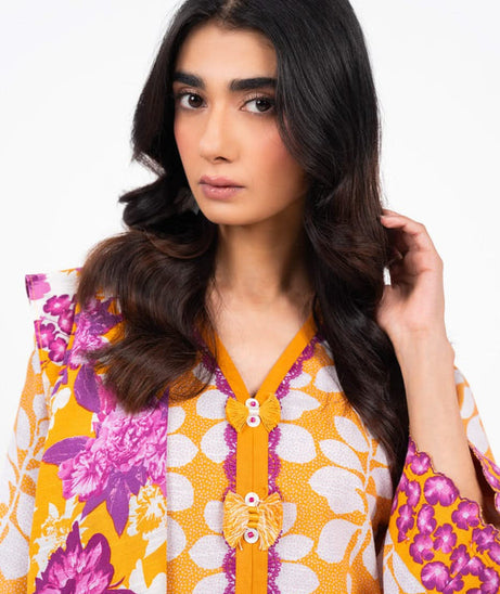Al-Karam Winter Collection'24 FW#21 (Yellow)