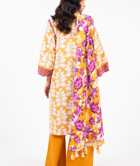 Al-Karam Winter Collection'24 FW#21 (Yellow)