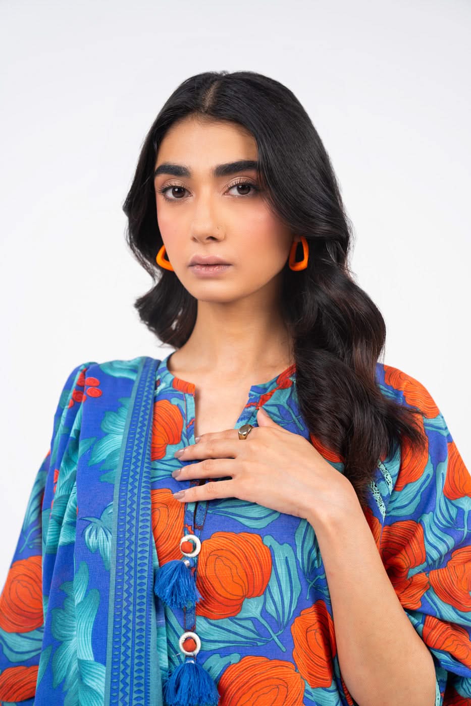 Al-Karam Winter Collection'24 FW#24 (Blue)