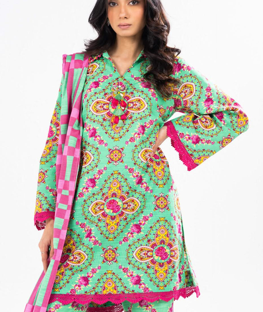 Al-Karam Winter Collection'24 FW#49 (Green)