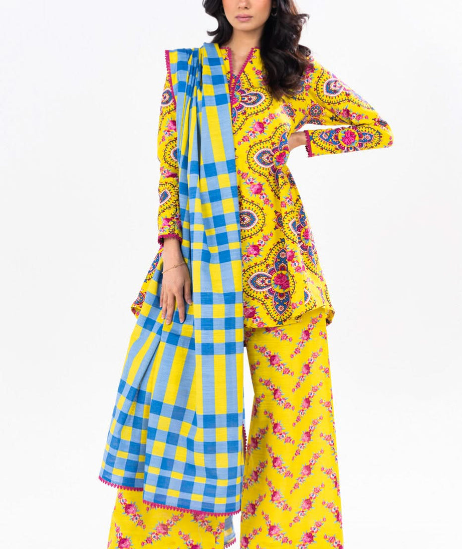 Al-Karam Winter Collection'24 FW#49 (YELLOW)