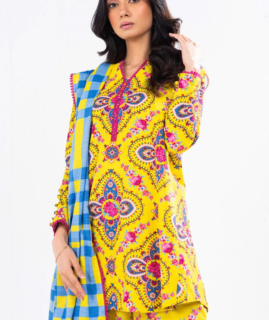 Al-Karam Winter Collection'24 FW#49 (YELLOW)