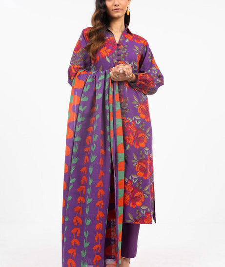 Al-Karam Winter Collection'24 FW#50 (Purple)