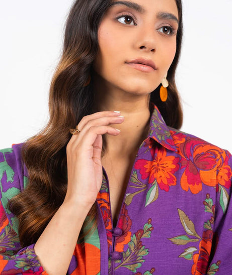 Al-Karam Winter Collection'24 FW#50 (Purple)