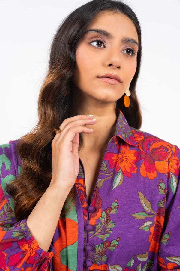 Al-Karam Winter Collection'24 FW#50 (Purple)