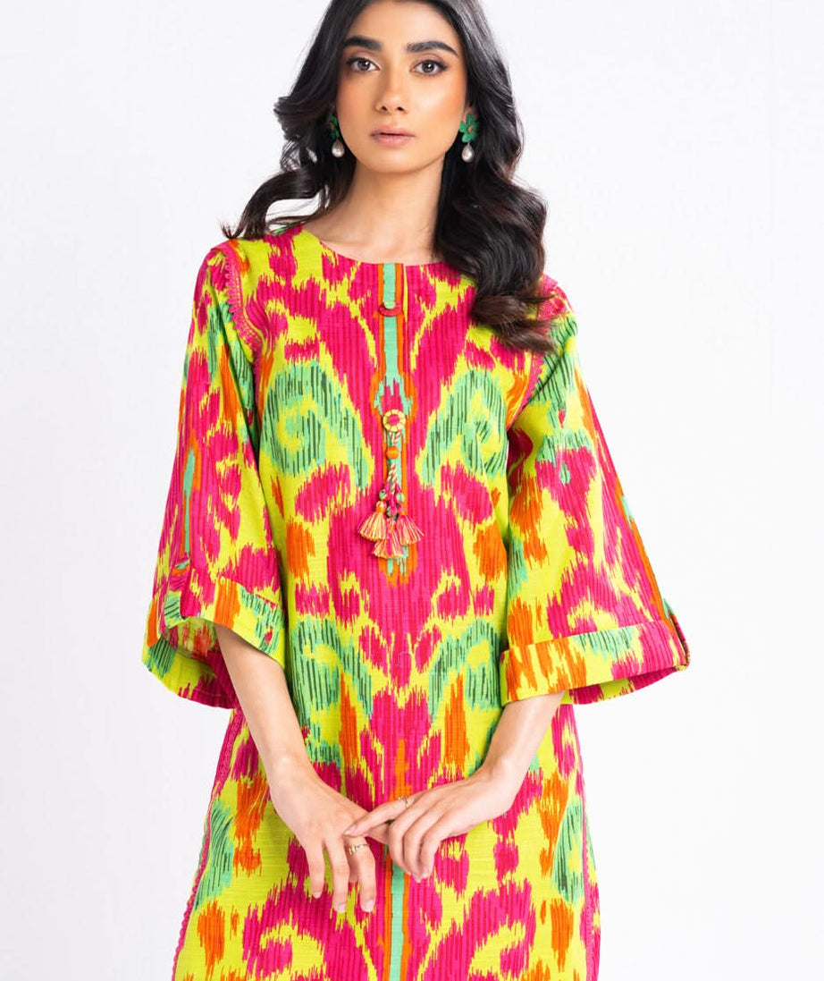 Al-Karam Winter Collection'24 FW#63 (Florecent Green)