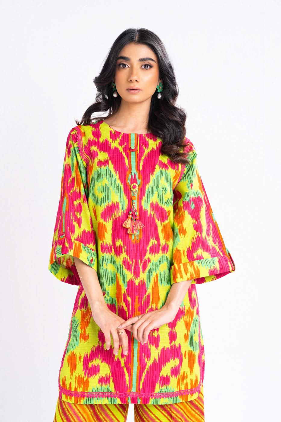 Al-Karam Winter Collection'24 FW#63 (Florecent Green)