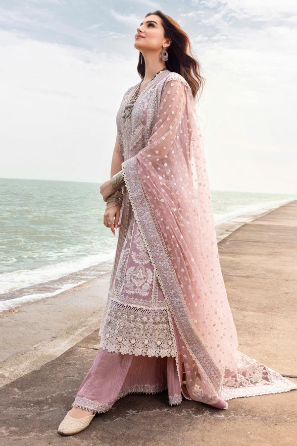 Faiza Saqlain Zinnia Luxury Lawn'25 (AMARYLLIS)