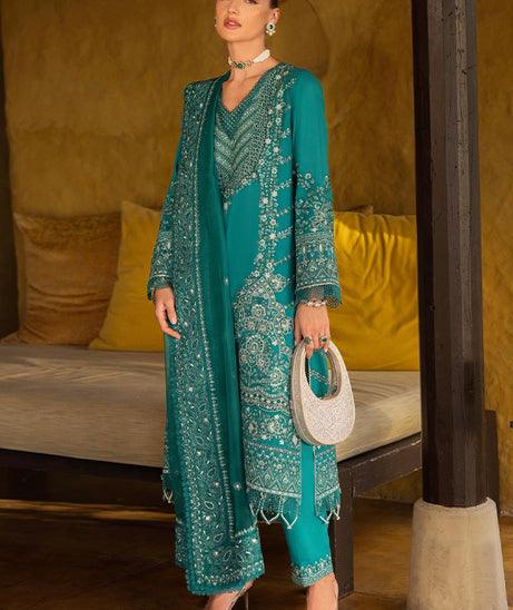 Faiza Saqlain Zinnia Luxury Lawn'25 (CALLA)
