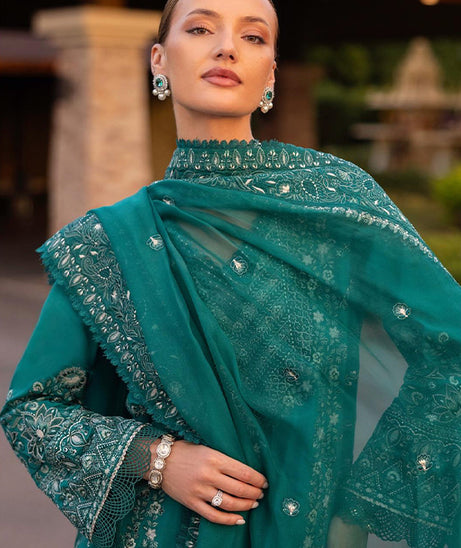 Faiza Saqlain Zinnia Luxury Lawn'25 (CALLA)