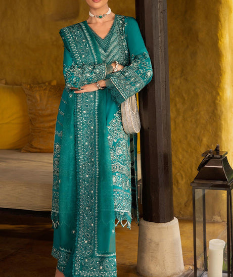 Faiza Saqlain Zinnia Luxury Lawn'25 (CALLA)