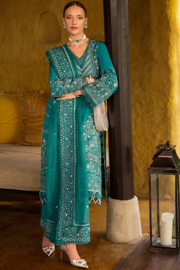 Faiza Saqlain Zinnia Luxury Lawn'25 (CALLA)