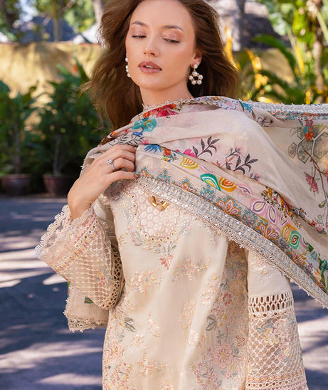 Faiza Saqlain Zinnia Luxury Lawn'25 (DELILAH)