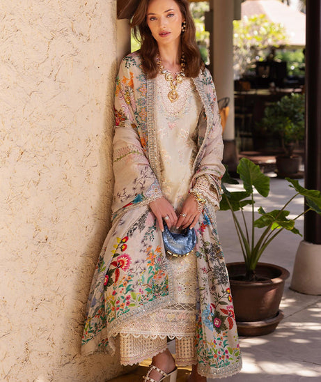 Faiza Saqlain Zinnia Luxury Lawn'25 (DELILAH)