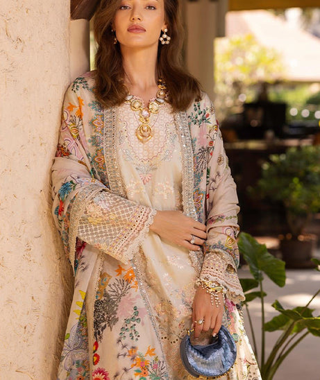 Faiza Saqlain Zinnia Luxury Lawn'25 (DELILAH)