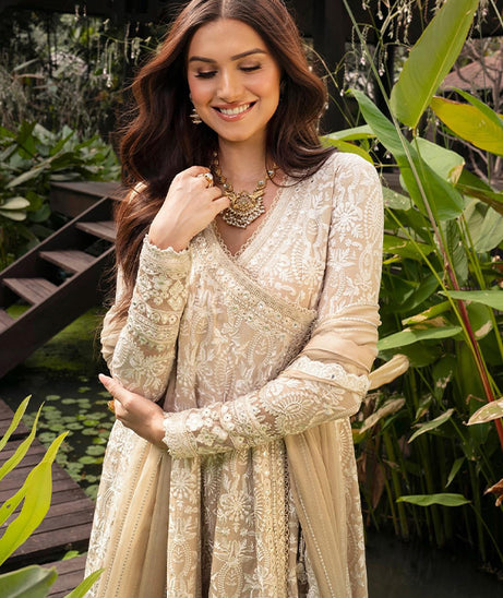 Faiza Saqlain Zinnia Luxury Lawn'25 (ILIMA)