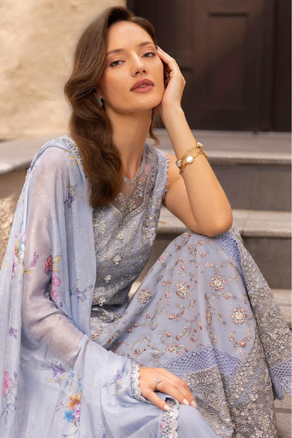 Faiza Saqlain Zinnia Luxury Lawn'25 (LIANA)