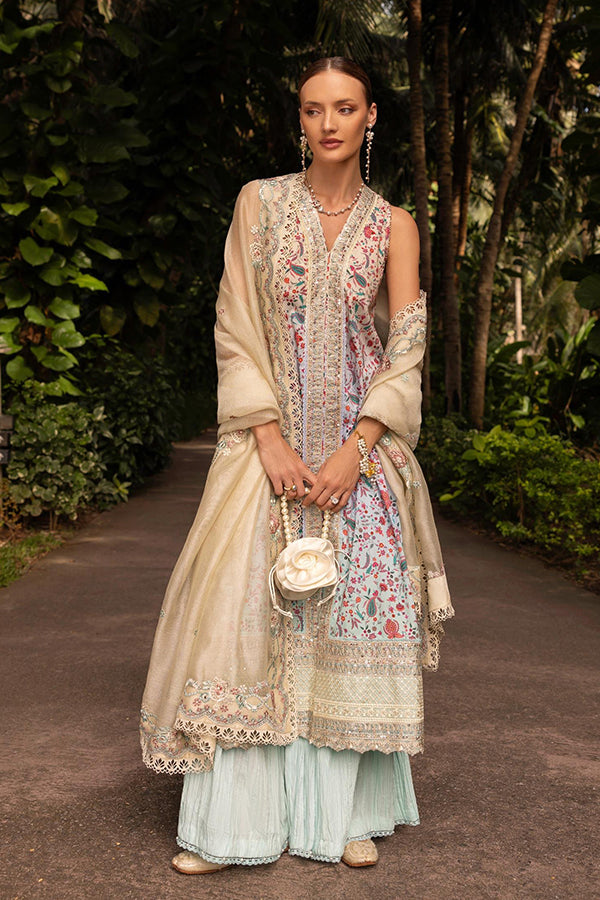 Faiza Saqlain Zinnia Luxury Lawn'25 (DANICA)