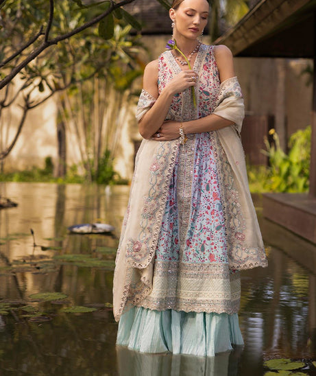Faiza Saqlain Zinnia Luxury Lawn'25 (DANICA)