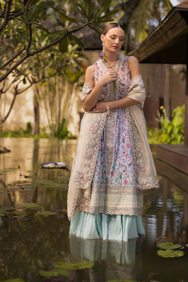 Faiza Saqlain Zinnia Luxury Lawn'25 (DANICA)