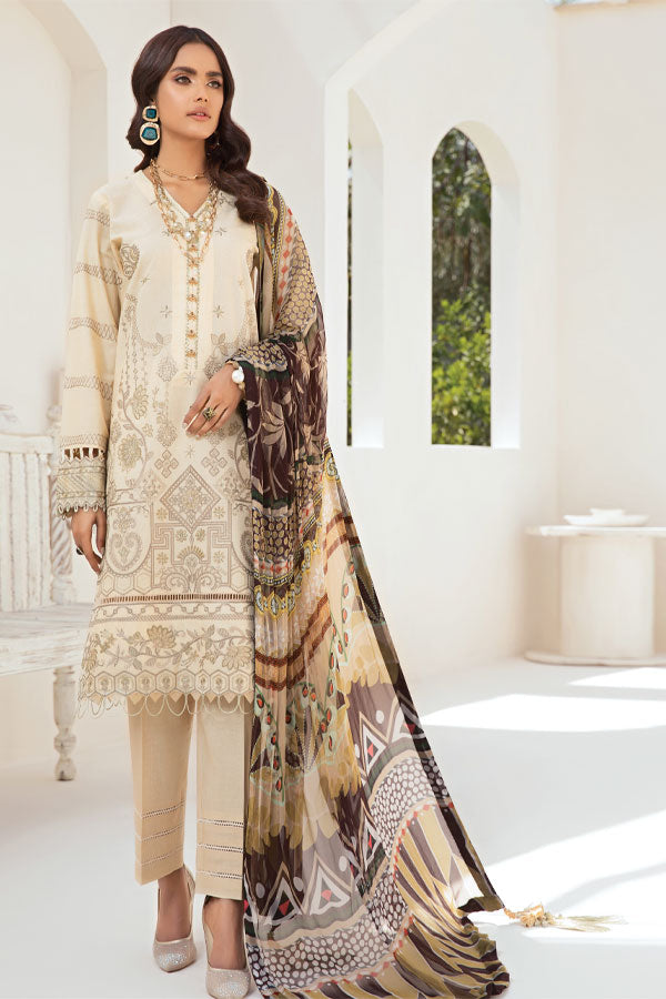 Farasha Festive Lawn Collection`21 D#05