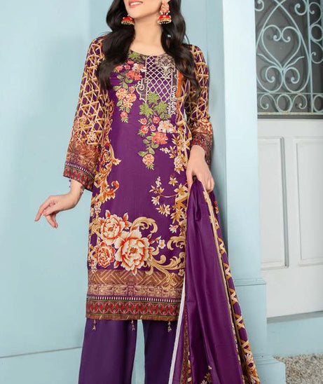Farwa Premium Emb Lawn`21 Vol 1 D#7
