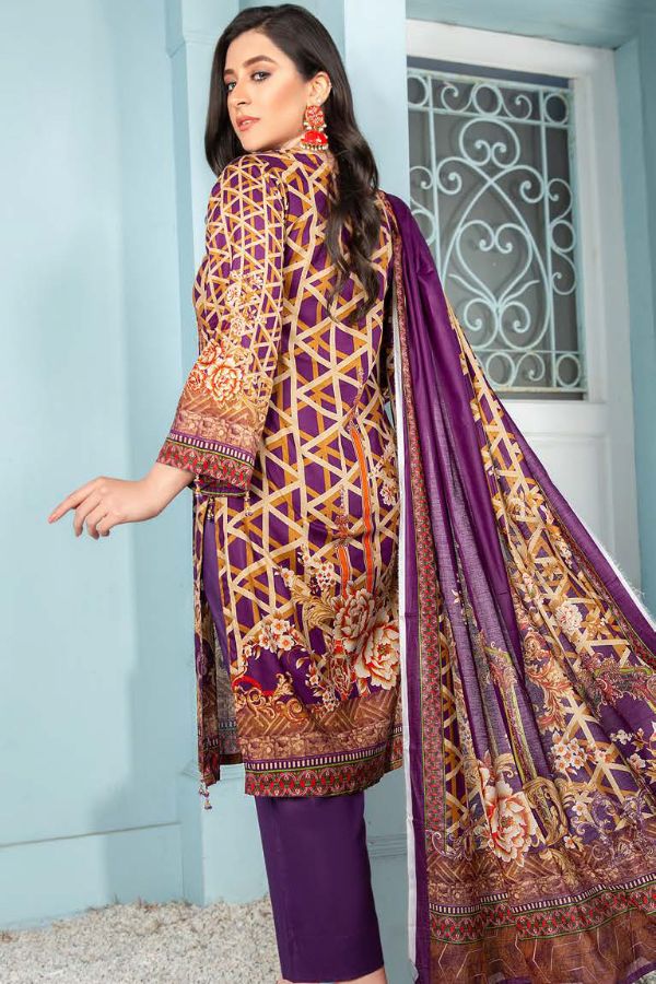 Farwa Premium Emb Lawn`21 Vol 1 D#7