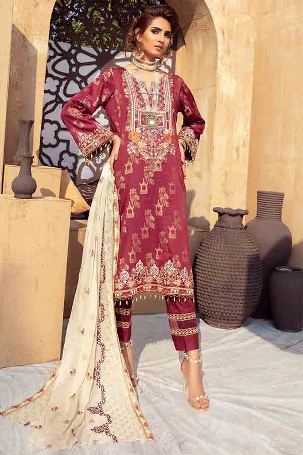 Shaista Farwa Brosha Lawn`21 D#115