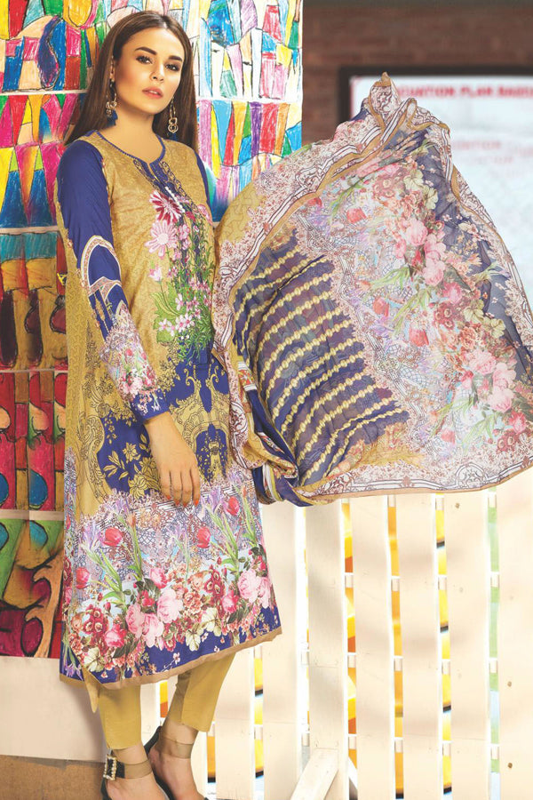 Fashionista D/Emb L/Lawn`21 D#07 (Vol-1)