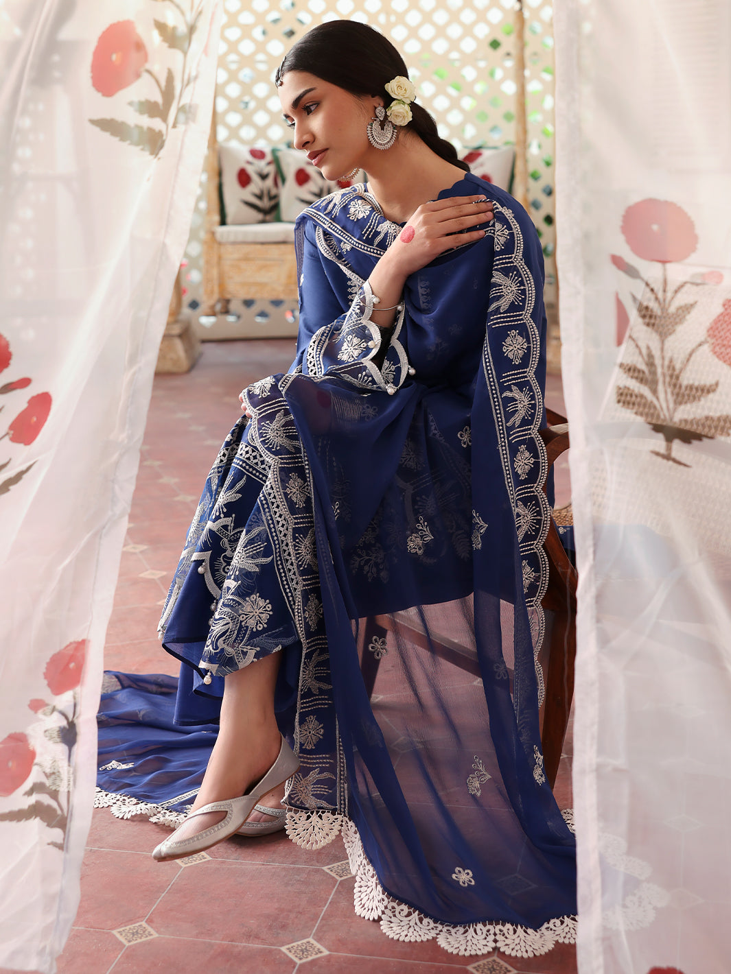 Mahnur Aangan Emb Lawn`25 D#06 FAYROSSA