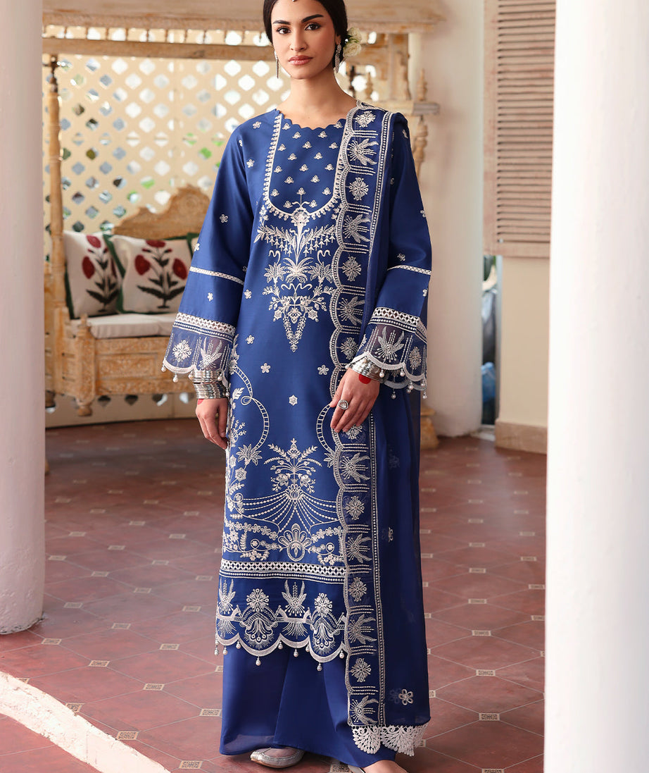 Mahnur Aangan Emb Lawn`25 D#06 FAYROSSA